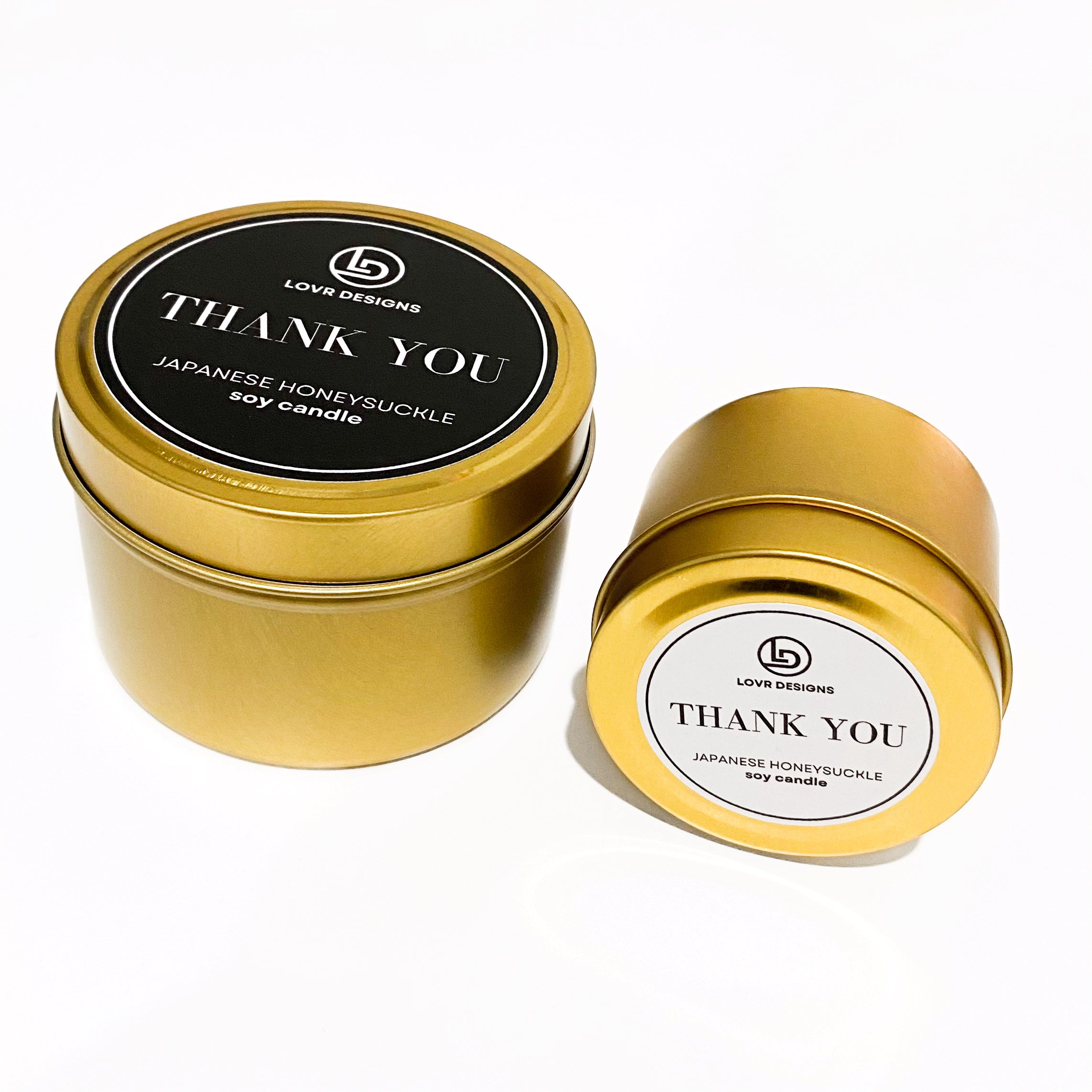 Custom Branded Tin Candles - Small 60g (MOQ 20)