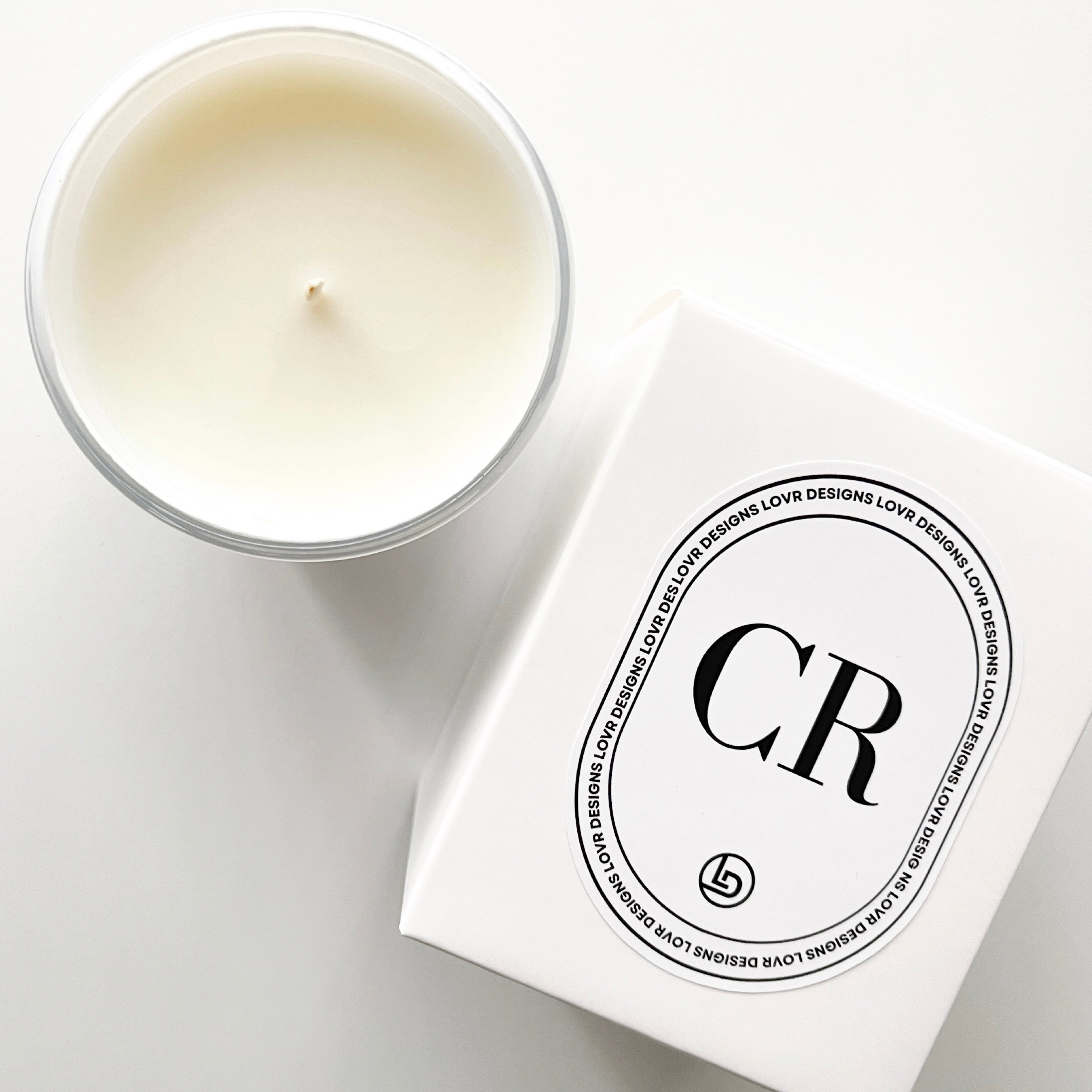 Personalised Initials Candle