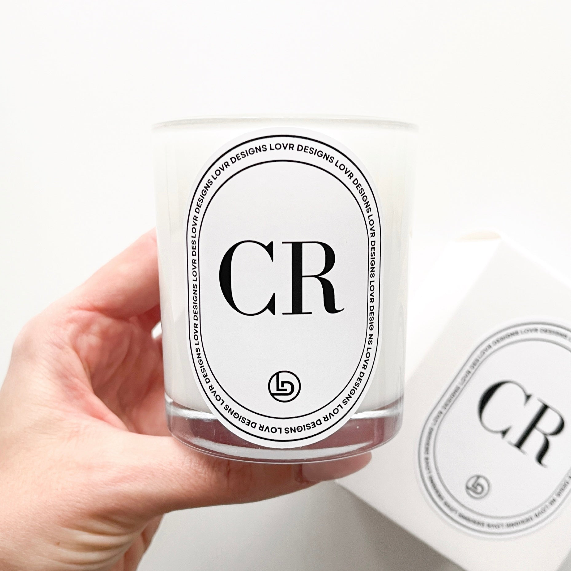 Personalised Initials Candle