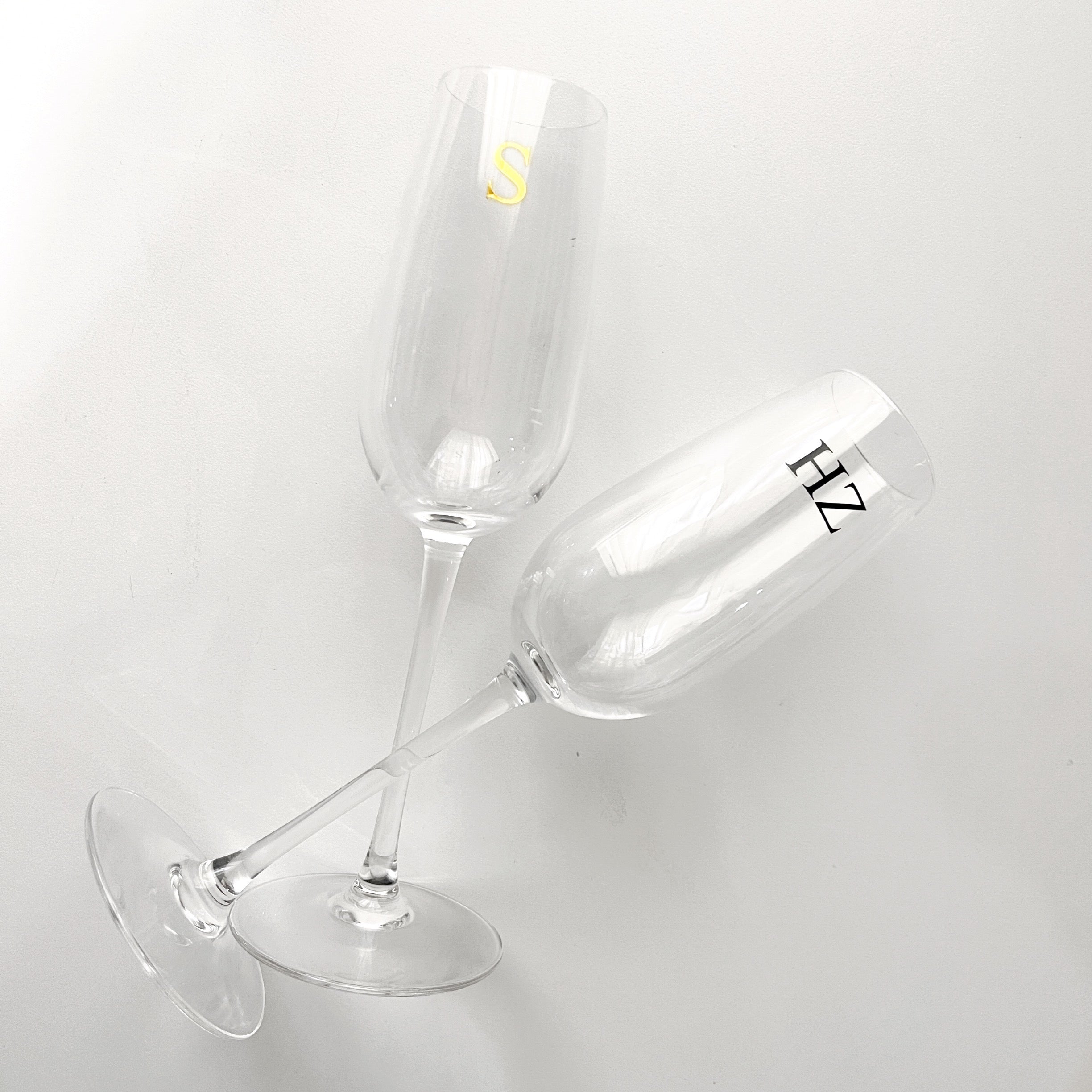 Personalised Champagne Flute (Initials)