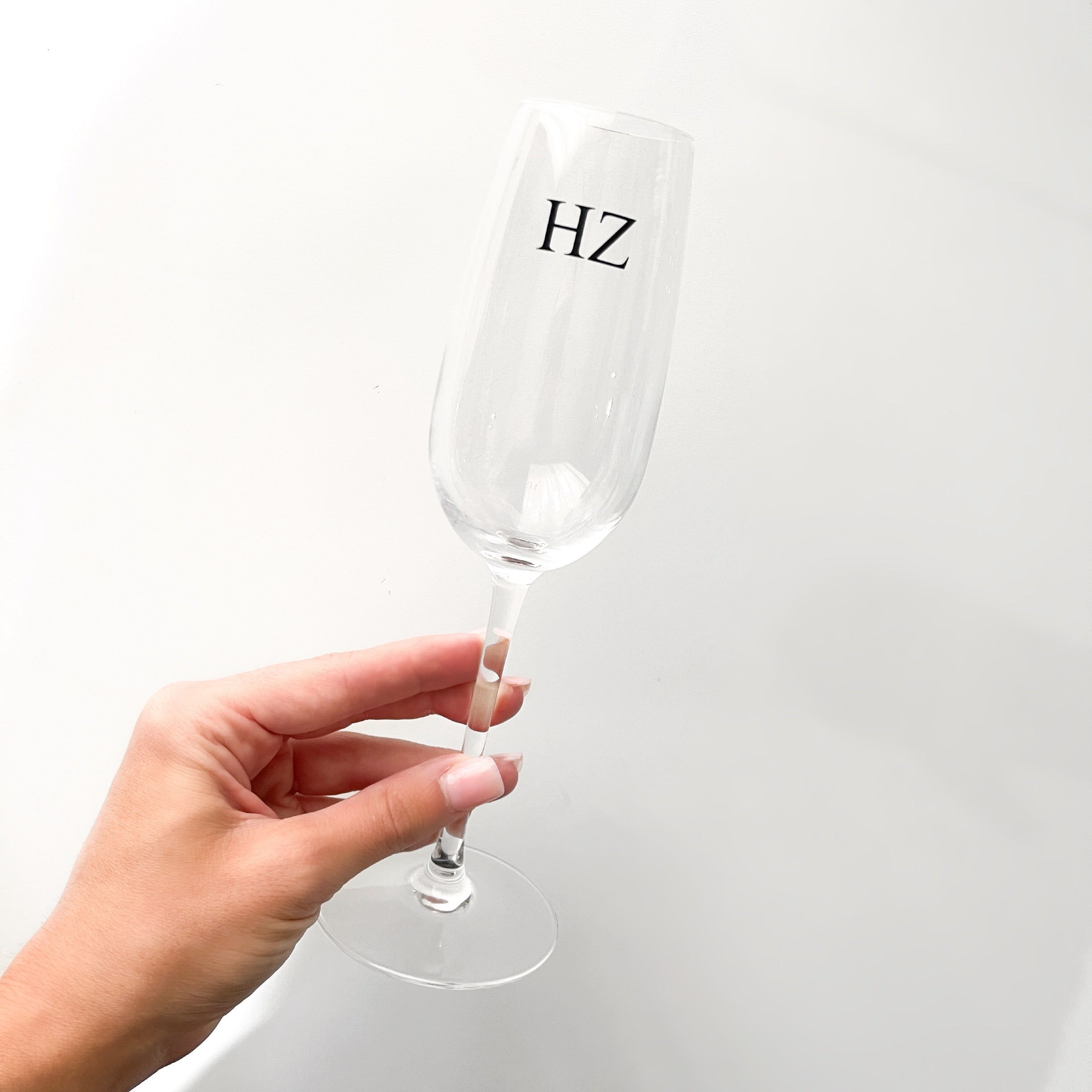 Personalised Champagne Flute (Initials)