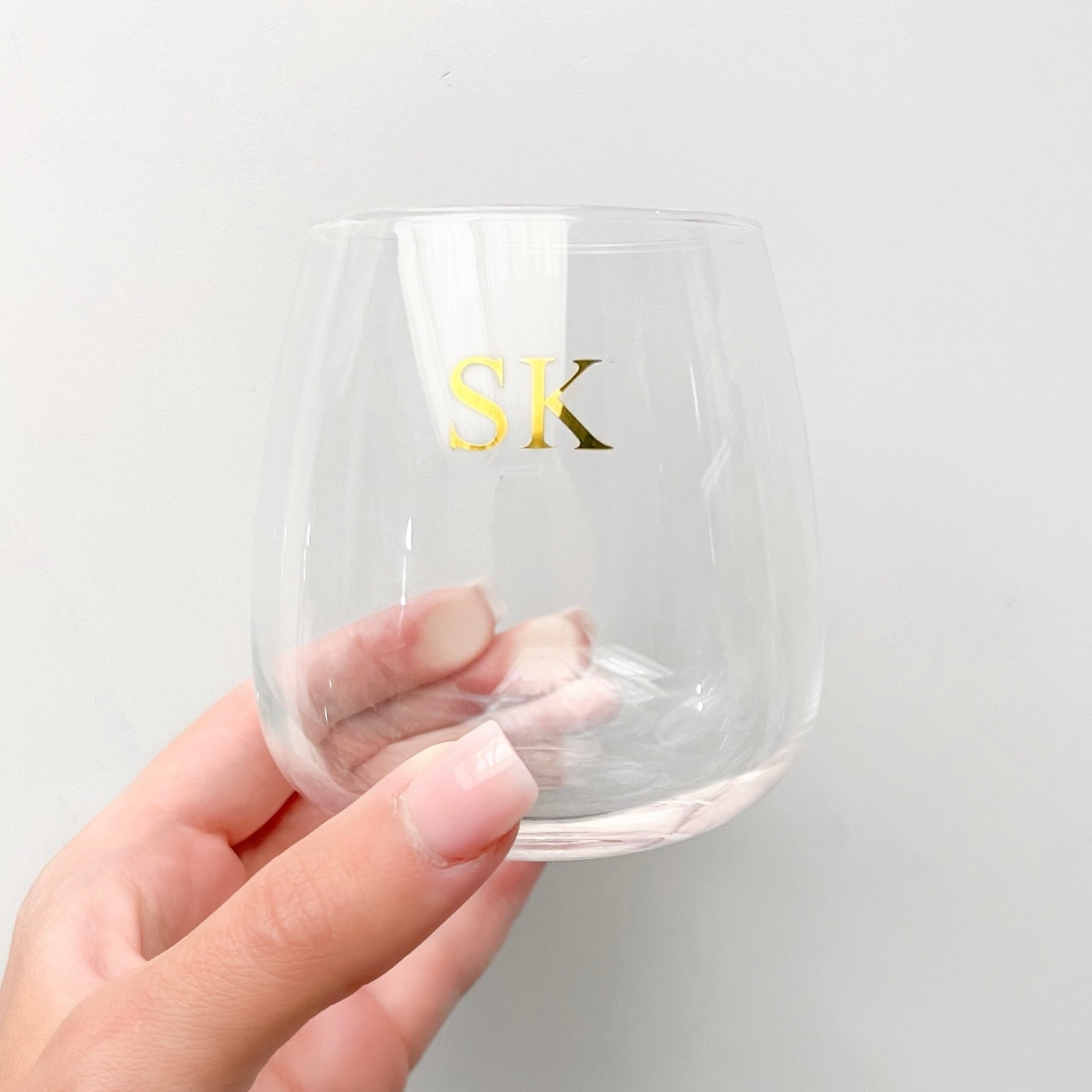 Personalised Scotch Glass (Initials)