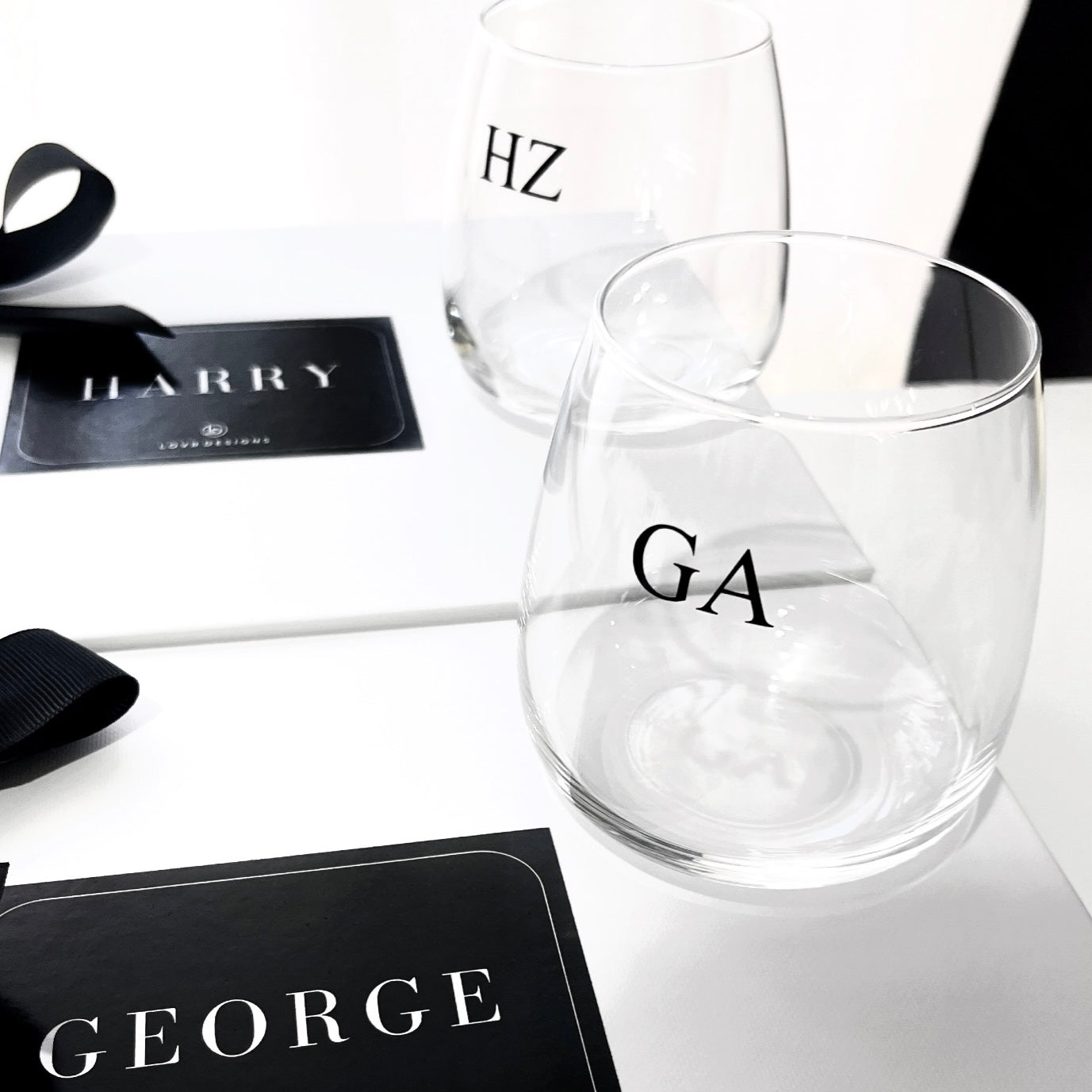 Personalised Scotch Glass (Initials)