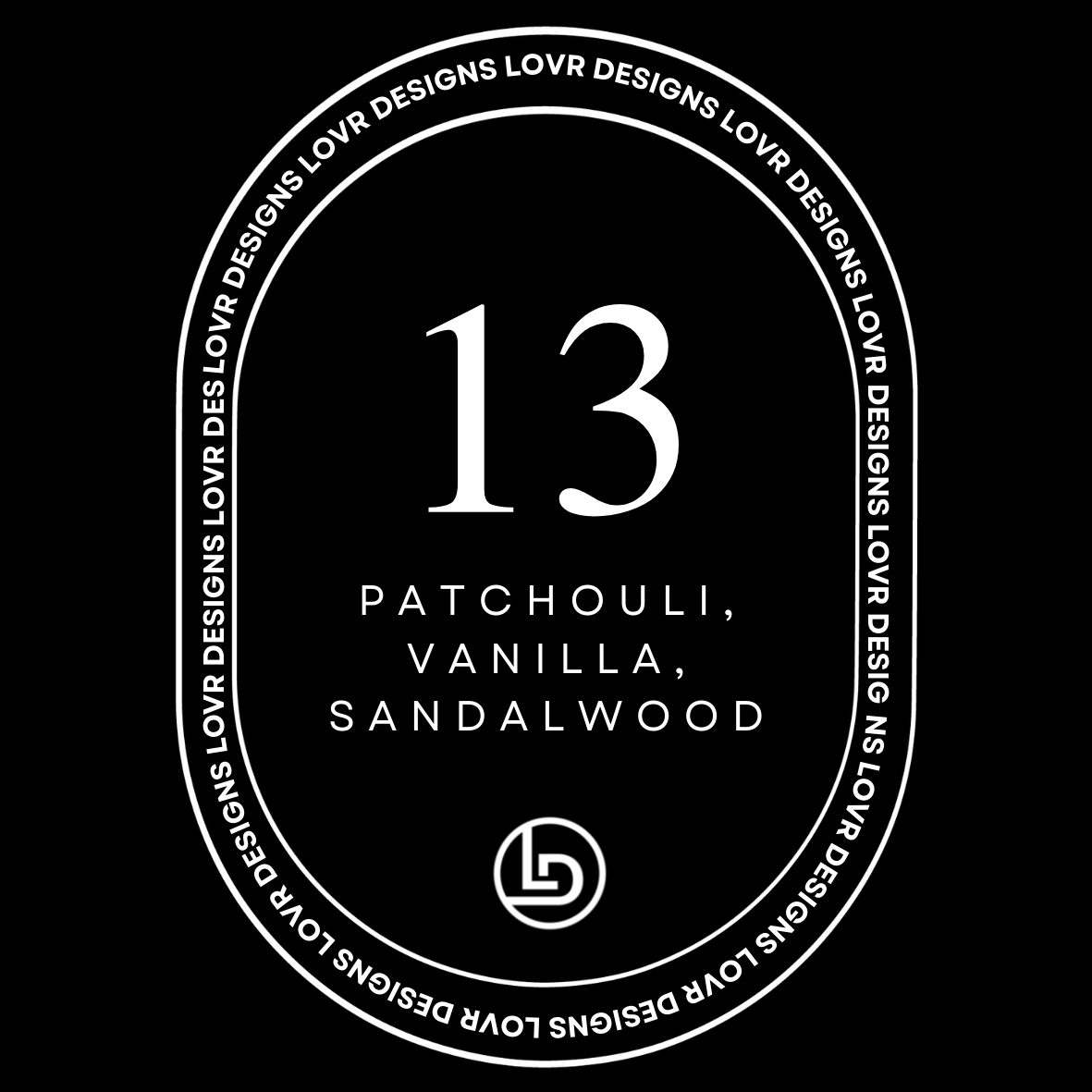 13 Patchouli, Vanilla, Sandalwood