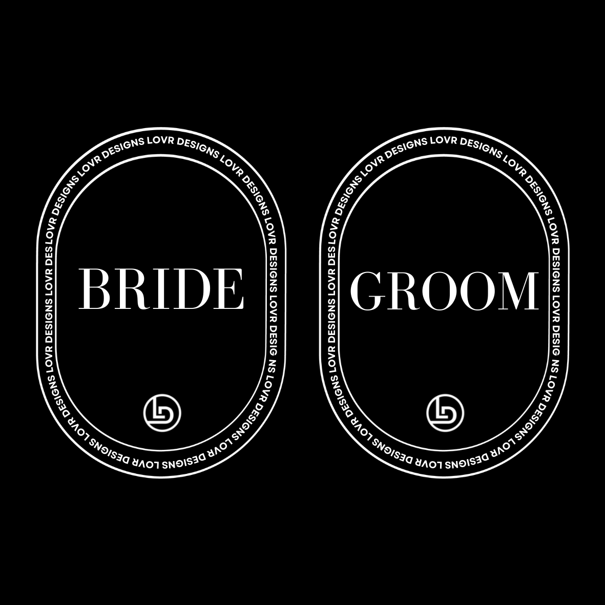 Bride & Groom Candles - Set Of 2