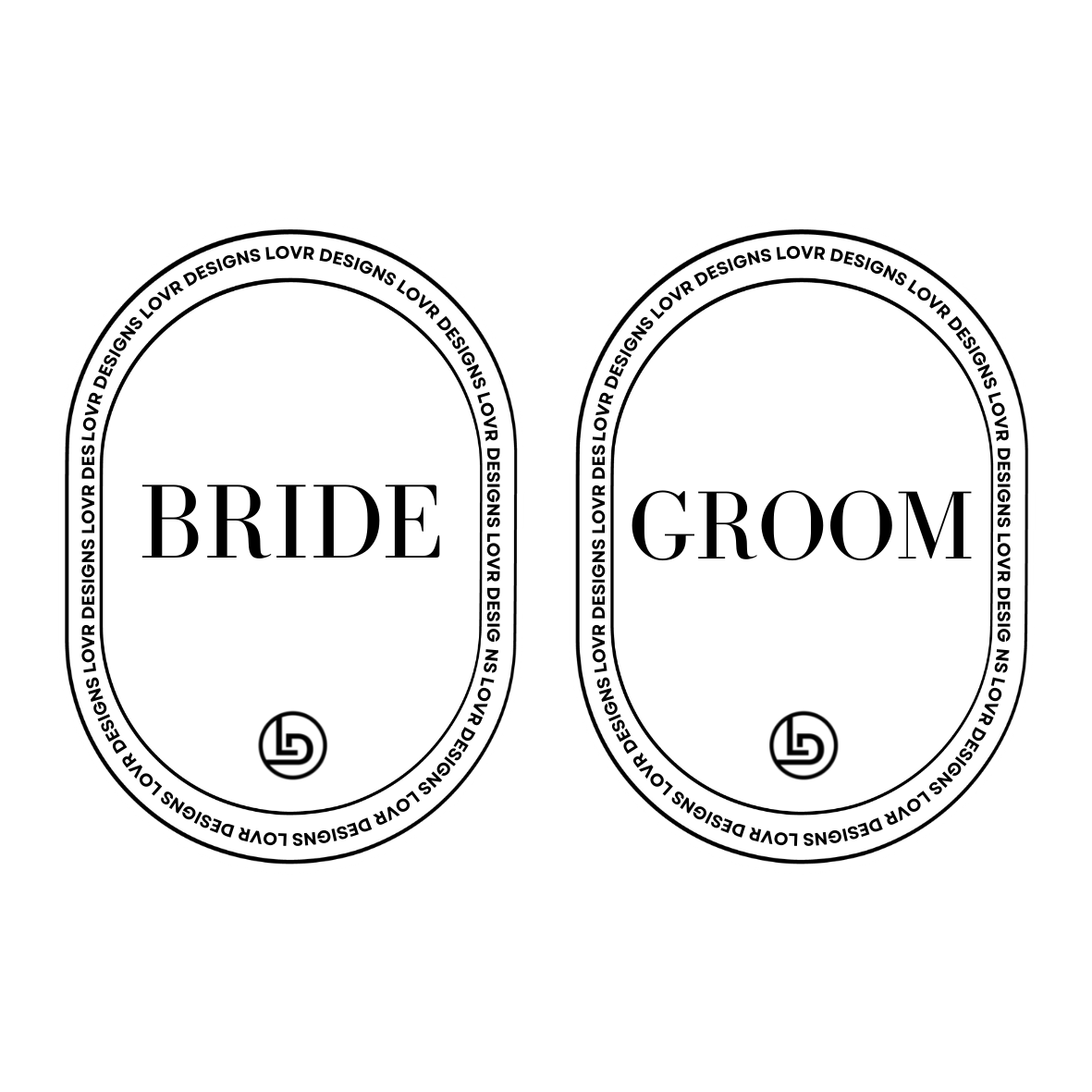 Bride & Groom Candles - Set Of 2