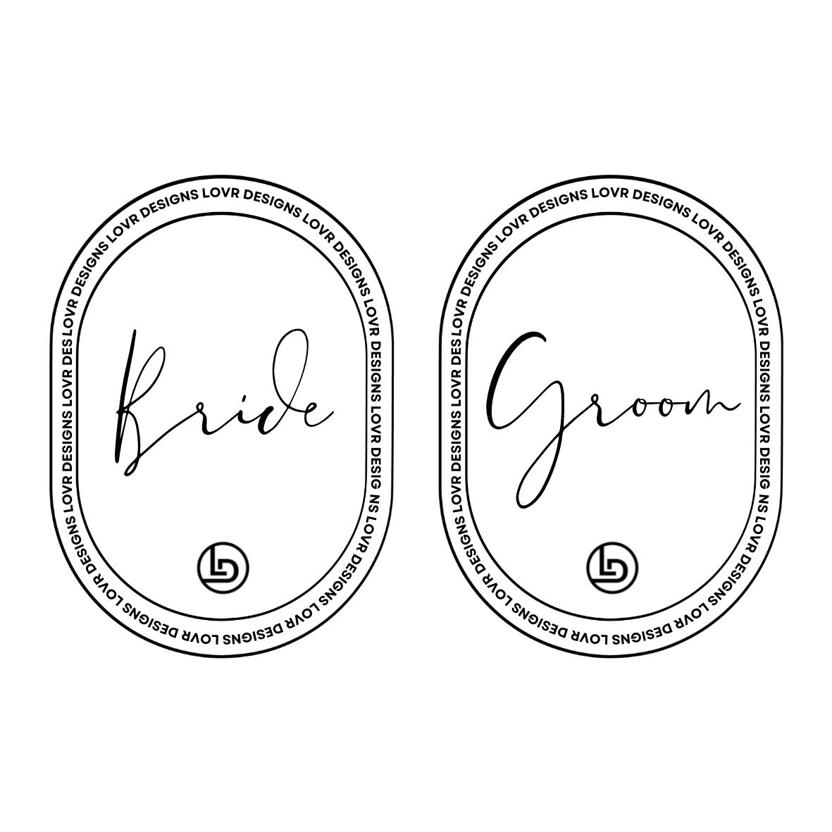 Bride & Groom Candles - Set Of 2