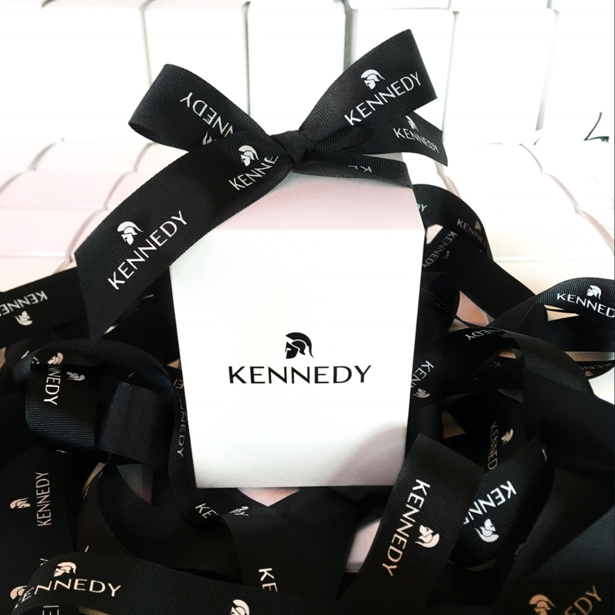 Kennedy Branded Candles By Lovr Designs For Melbourne Spring Racing Ladies Oaks Day Luncheon. Business Branded Candles.