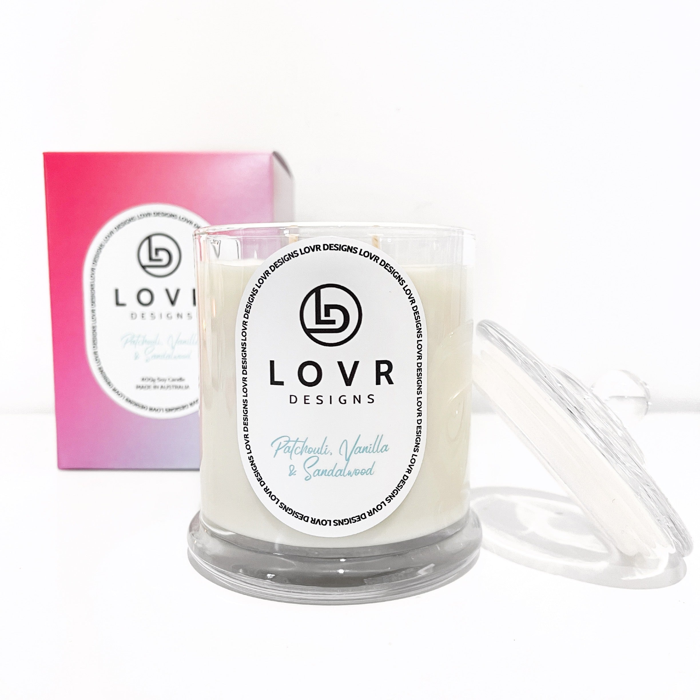 Patchouli, Vanilla & Sandalwood Signature Candle - XL 400g