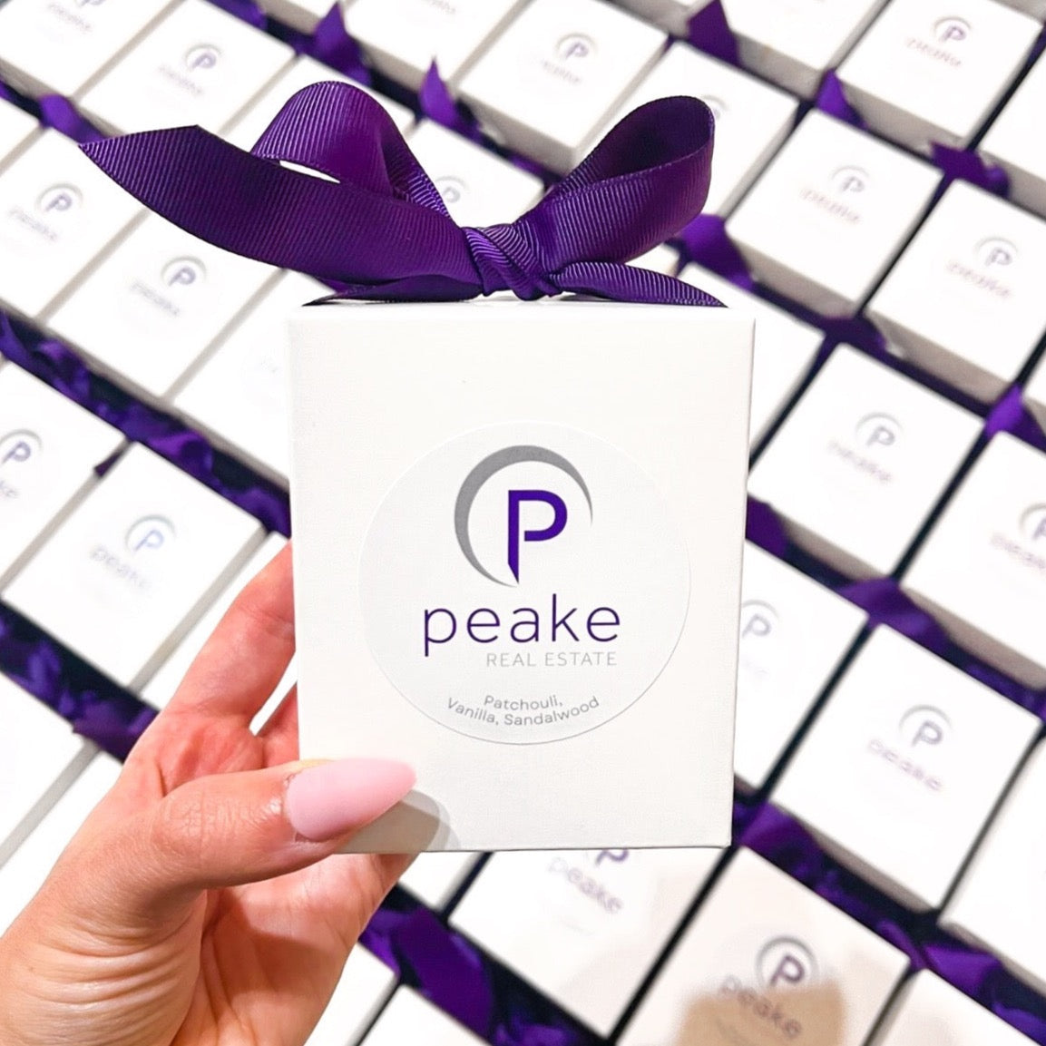 Peake Real Estate Berwick And Officer Candles. Real Estate Candles. Business Branded Gifts. Candles Made in Melbourne. Premium Scented Candles.