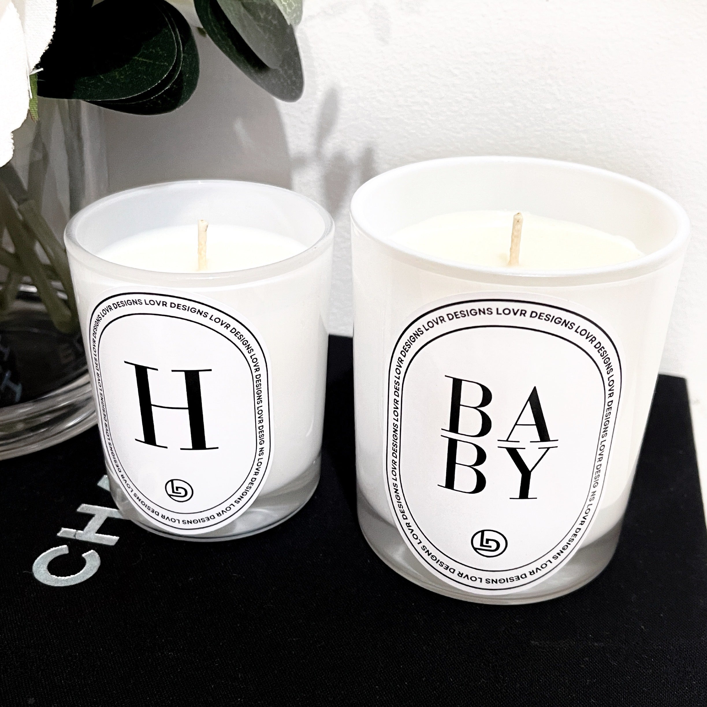 Personalised BABY Candle - Lovr Designs Melbourne Candles