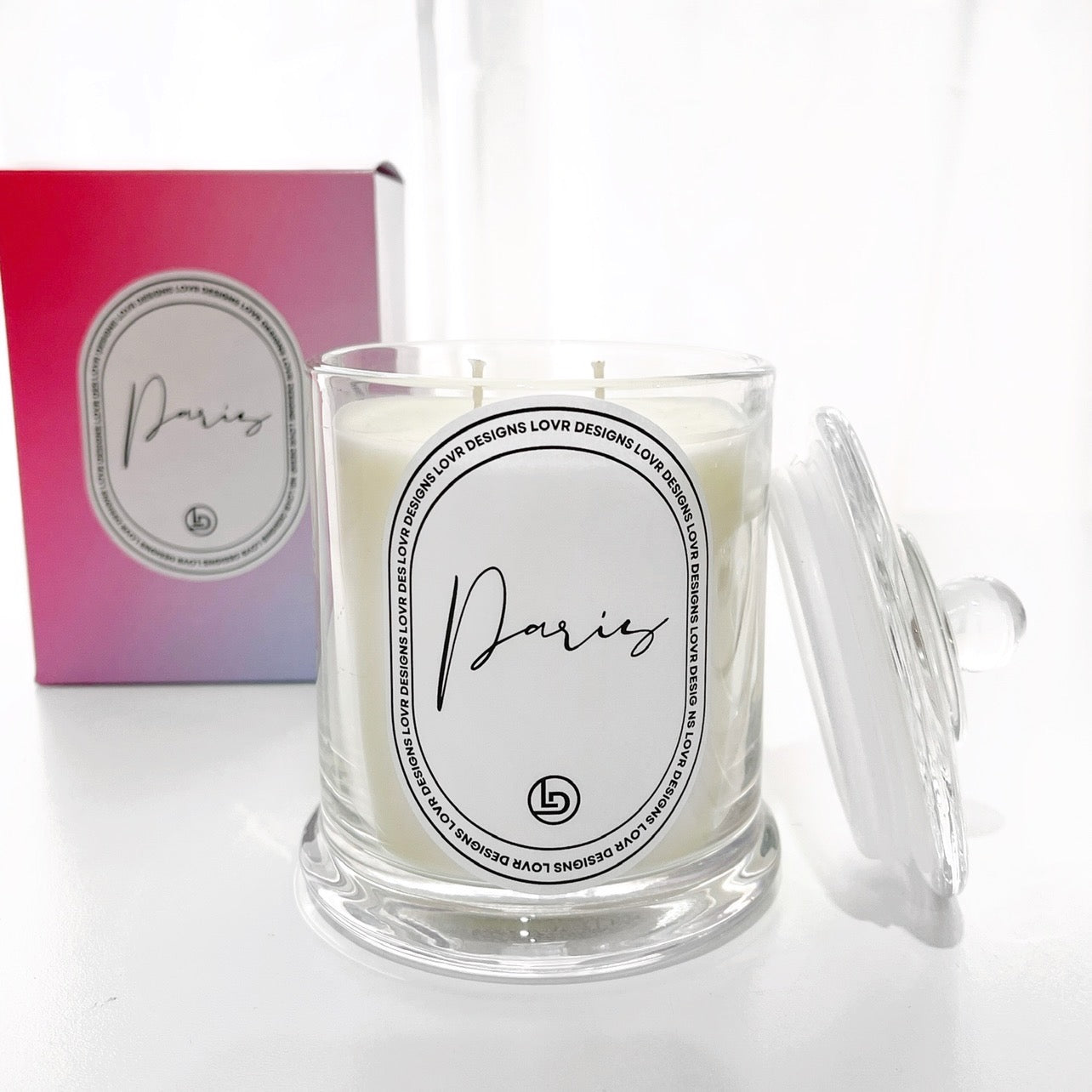 Custom Name Candles Hand Made - Lovr Designs Melbourne Candles