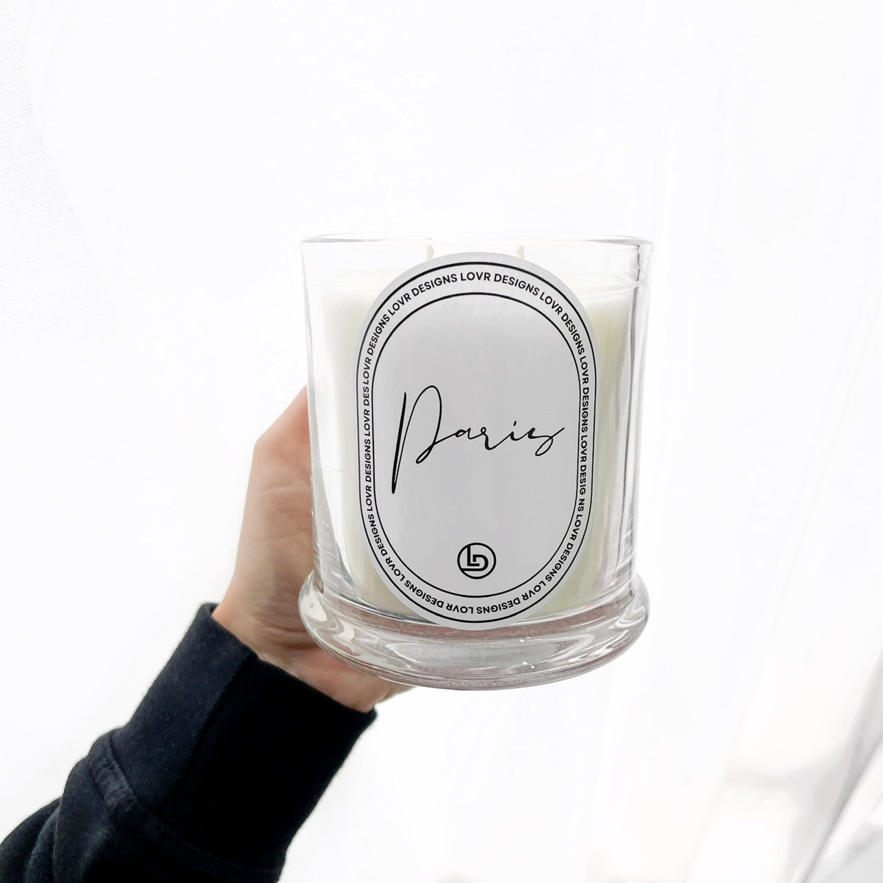 XL 400g Personalised Candle with Name - Lovr Designs Melbourne Candles